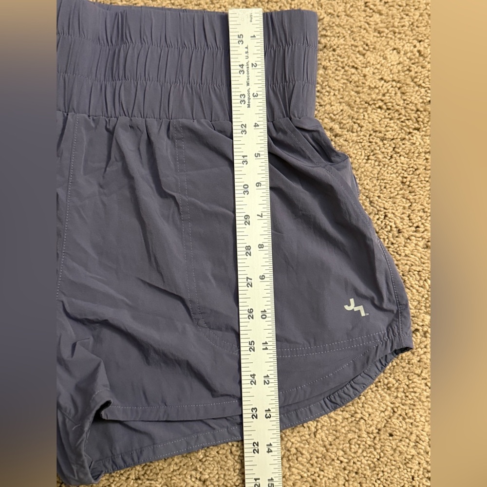 Joy Lab Athletic Shorts Women size Medium Purple High Waist Running Shorts - Picture 4 of 6